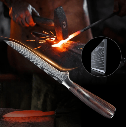 Couteau de cuisine - DamascusKitchenKnives™ - Couteau Boning - Cuisi - Art