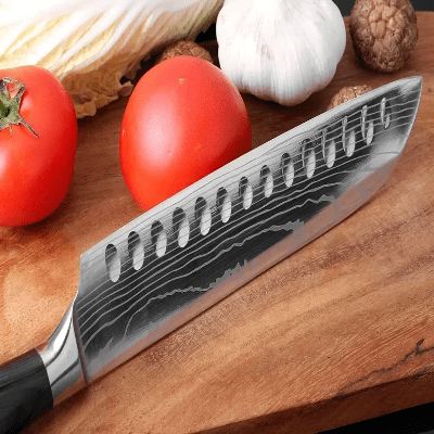 Couteau de cuisine - DamascusKitchenKnives™ - Couteau Santoku G - Cuisi - Art